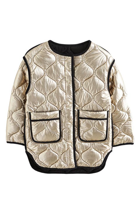 Kids
 Reversible Quilted Coat (Big Kid)
