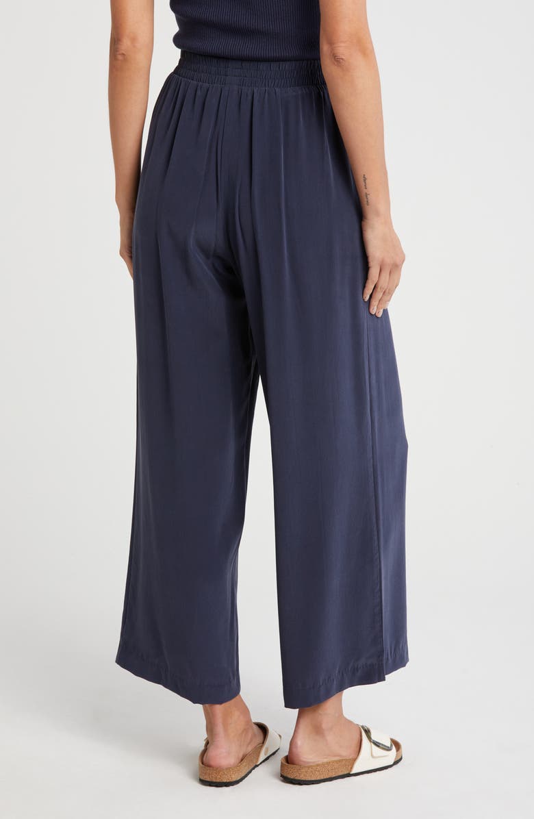 Splendid Alessandra Wide Leg Silk Pants, Alternate, color, 