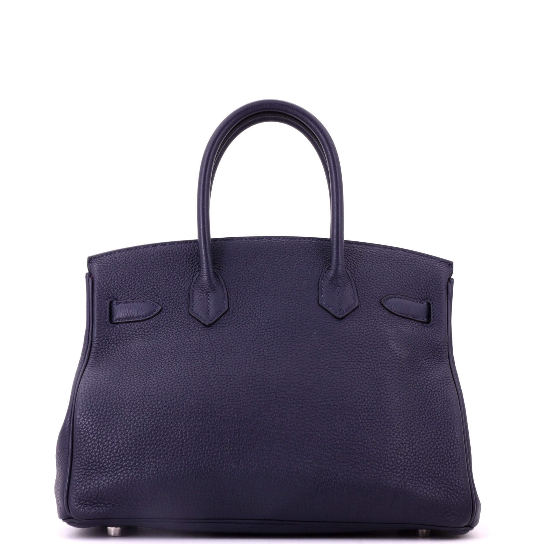 81034712 Birkin Handbag Verso Togo with Palladium Hardware 30, Alternate, color, 