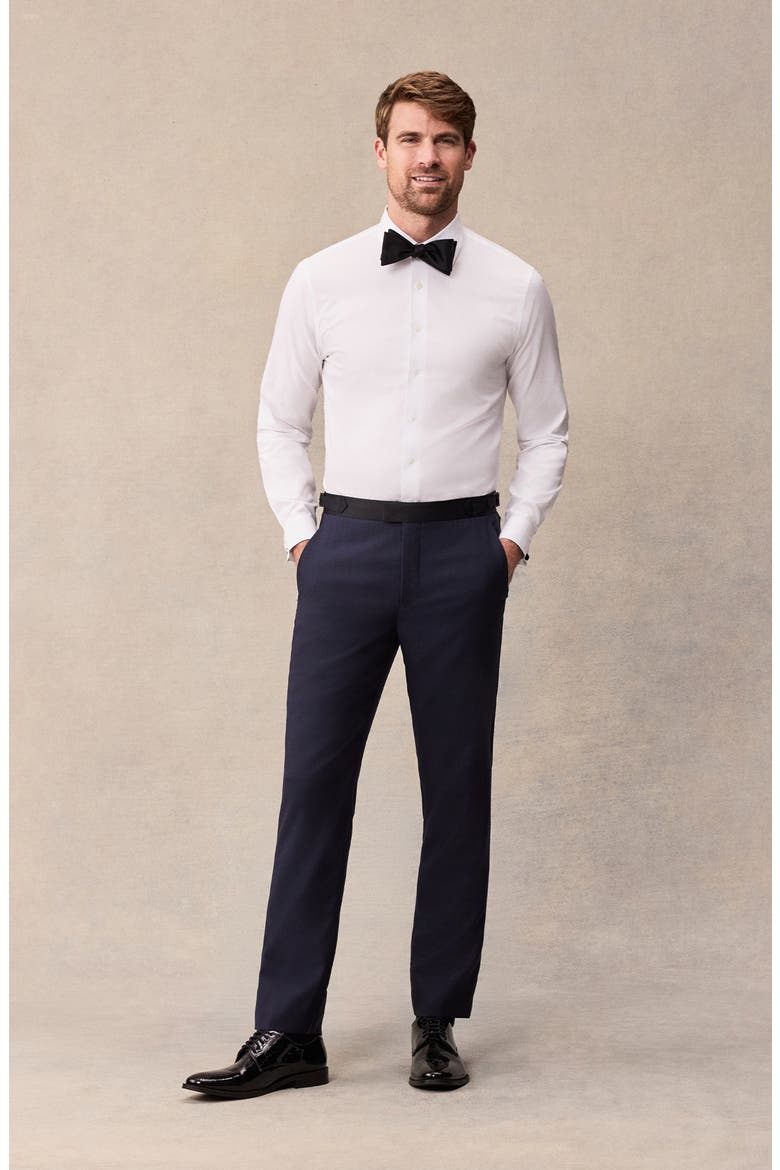 Slim Tuxedo Pants, Alternate, color, Midnight Blue
