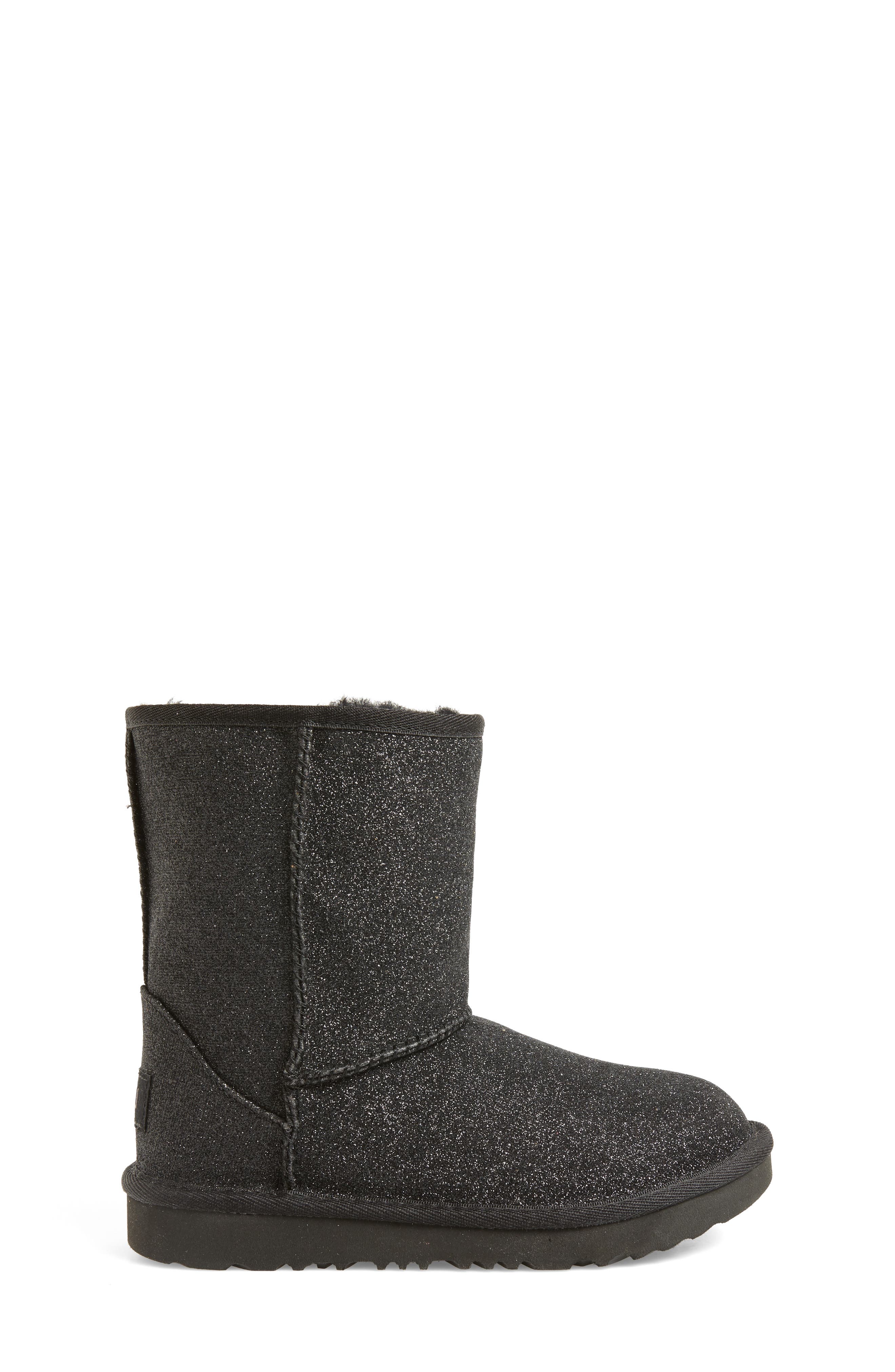 UGG<sup>®</sup> Classic Short II Glitter Boot, Alternate, color, 