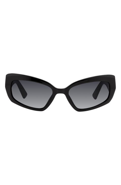55mm Rectangular Sunglasses