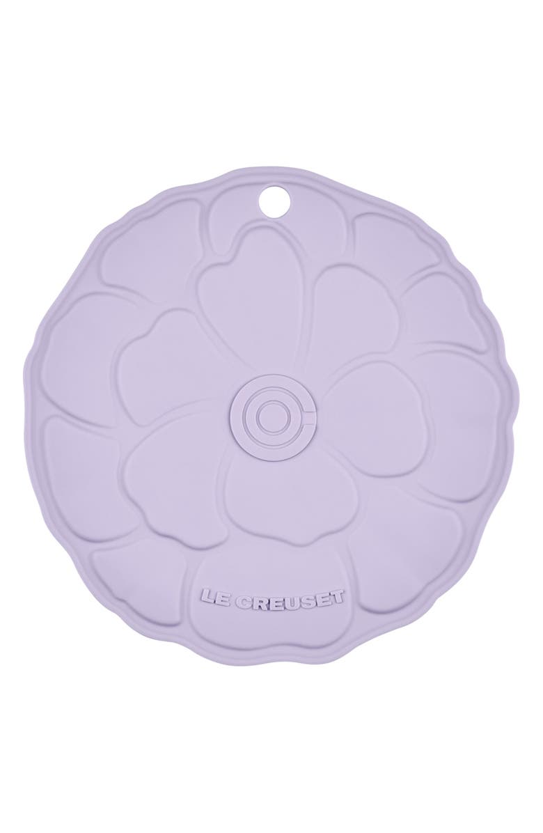 Le Creuset Silicone Petal Trivet, Main, color, Powder Purple