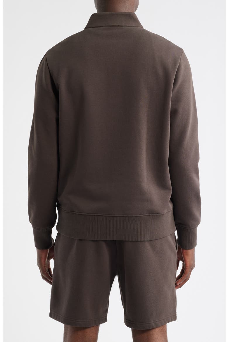 Vital Fleece Quarter Zip Pullover, Alternate, color, BROWN MULCH