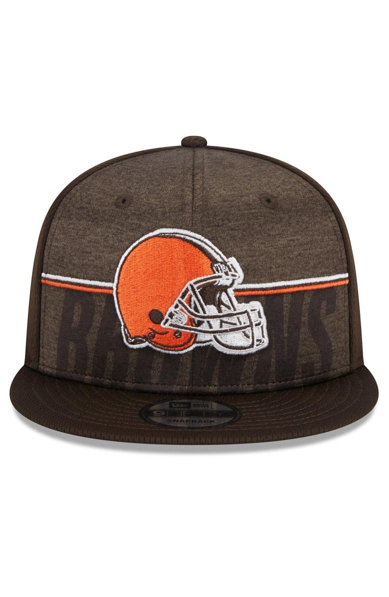 New Era Men's New Era Brown Cleveland Browns 2023 NFL Training Camp 9FIFTY Snapback Hat, Alternate, color, 