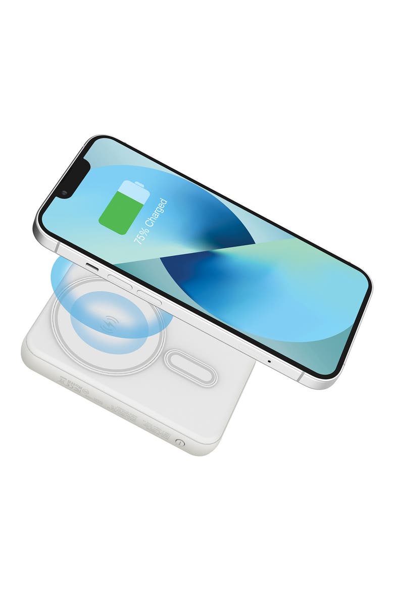 Magnetic Power Bank, Alternate, color, WHITE