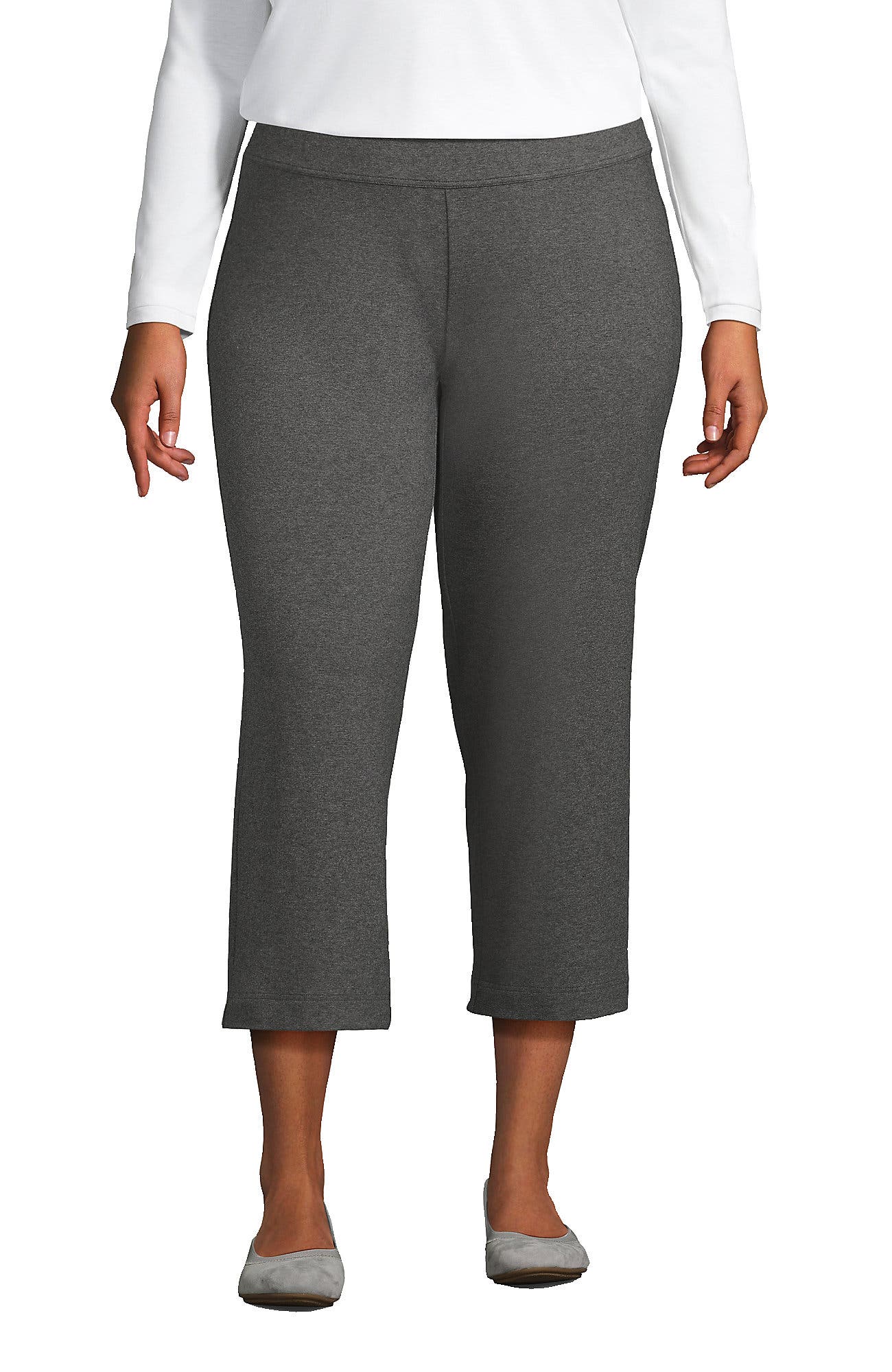 Starfish Mid Rise Pull On Crop Pants - image 3