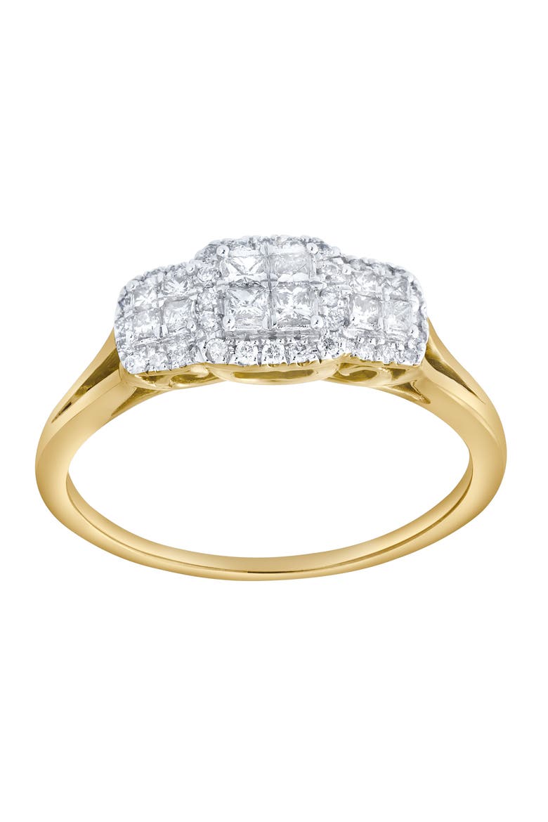 Varenne 0.35 Ct 10K Gold Diamond Ring, Main, color, 10K Yellow Gold