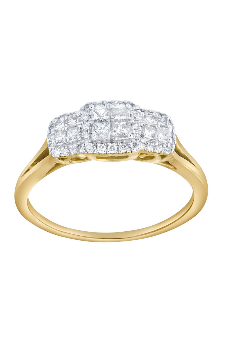 LuvMyJewelry Varenne 0.35 Ct 10K Gold Diamond Ring, Main, color, 10K White Gold