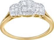LuvMyJewelry Varenne 0.35 Ct 10K Gold Diamond Ring