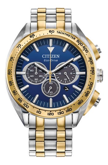 Citizen Eco-drive Bracelet Strap Chronograph Watch, 39.2mm In Multi