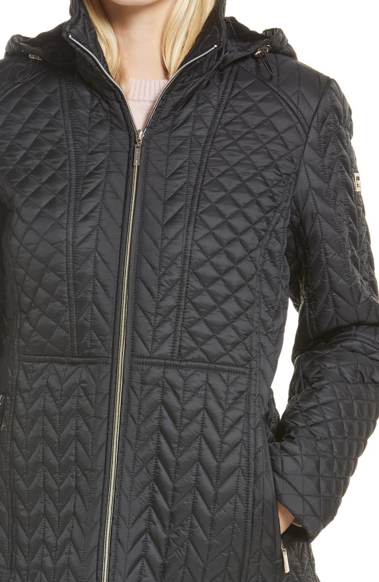 Gallery Women's Hooded Quilted Jacket, Alternate, color, 