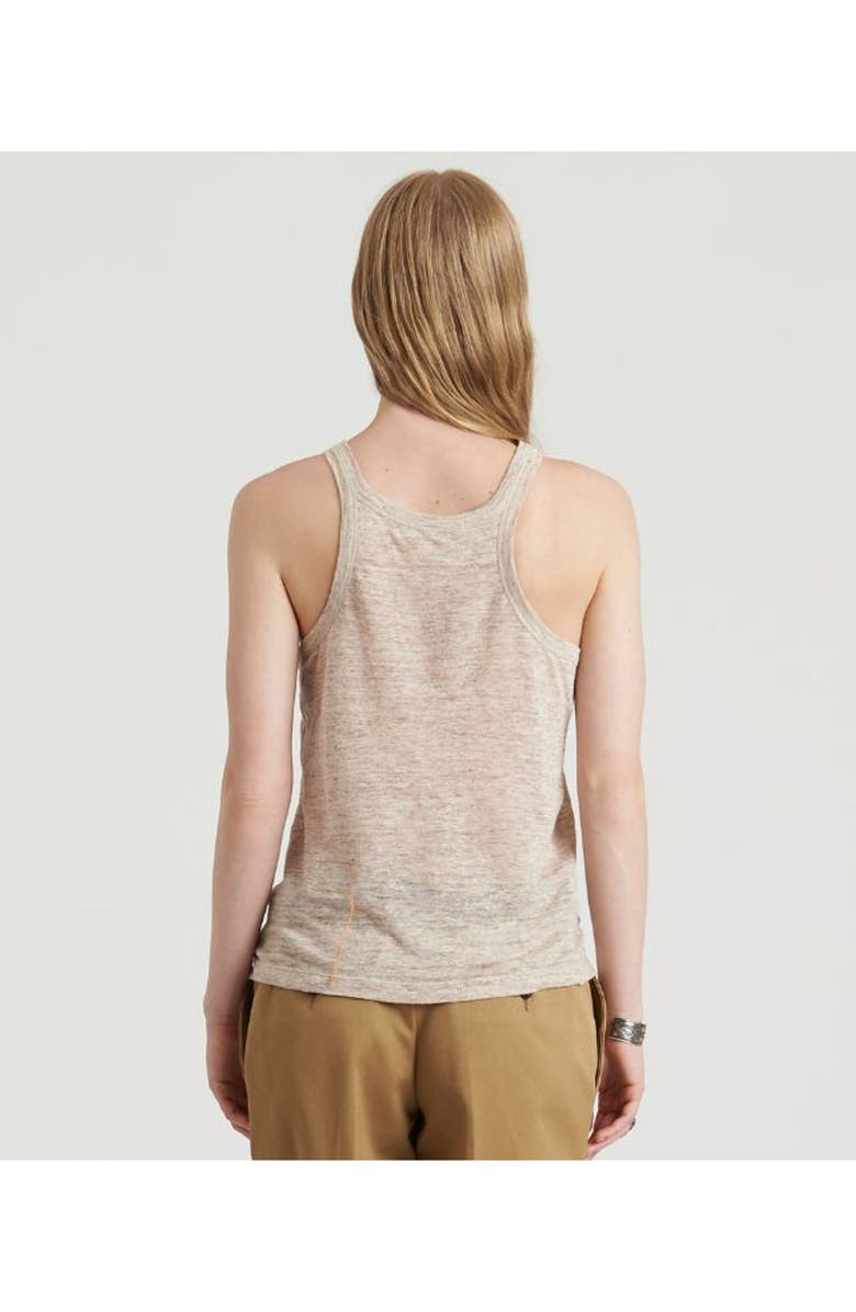 Fortela Cassidy Linen Tank Top, Alternate, color, Melange Grey
