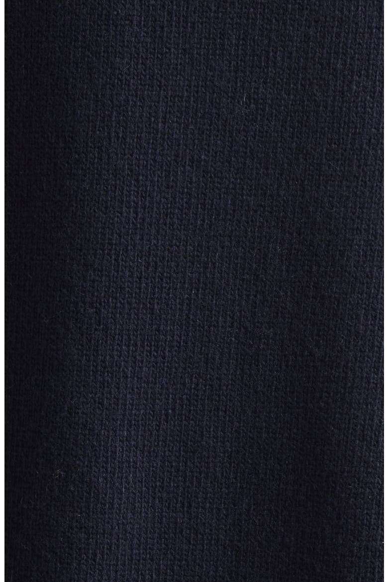 Wool Blend V-Neck Sweater, Alternate, color, NAVY