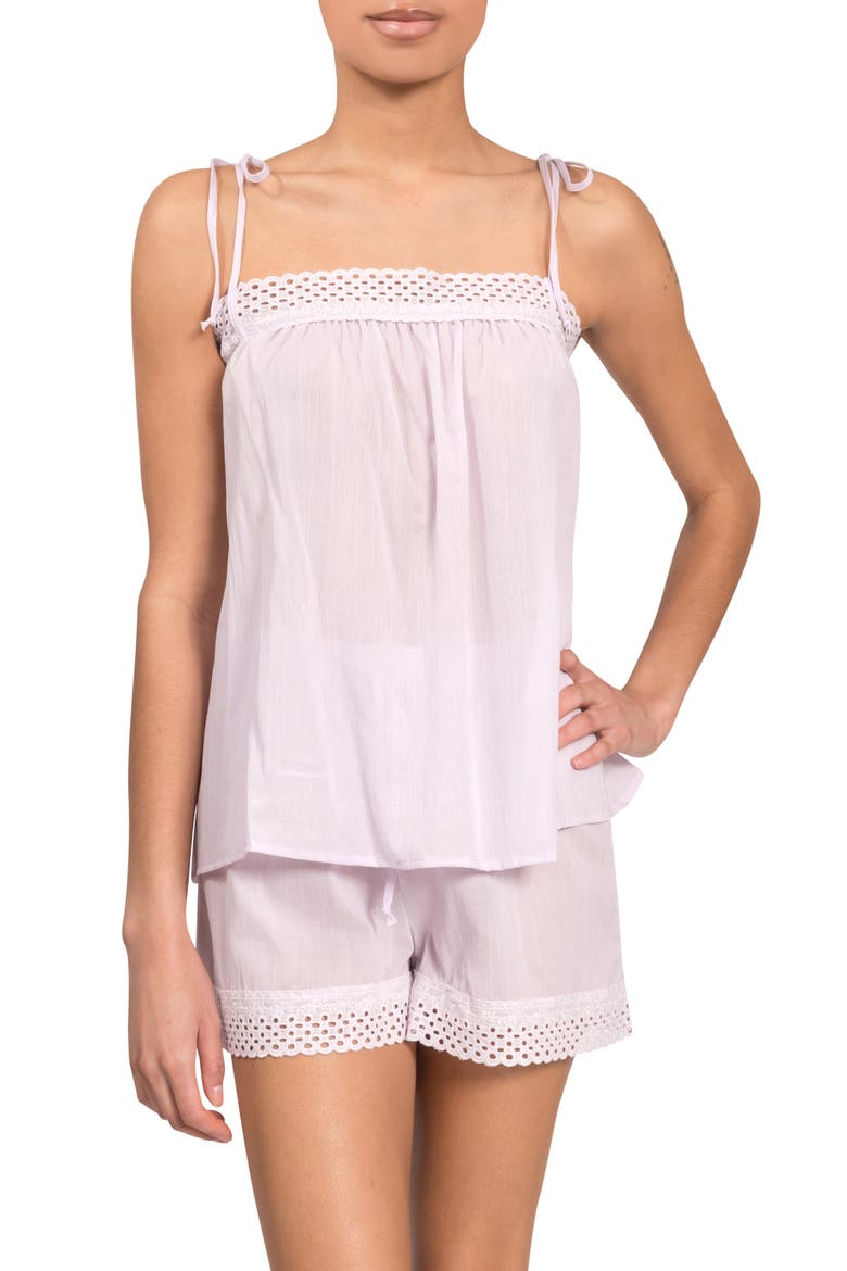 Ivy Poppy Short Pajamas, Main, color, LAVENDER
