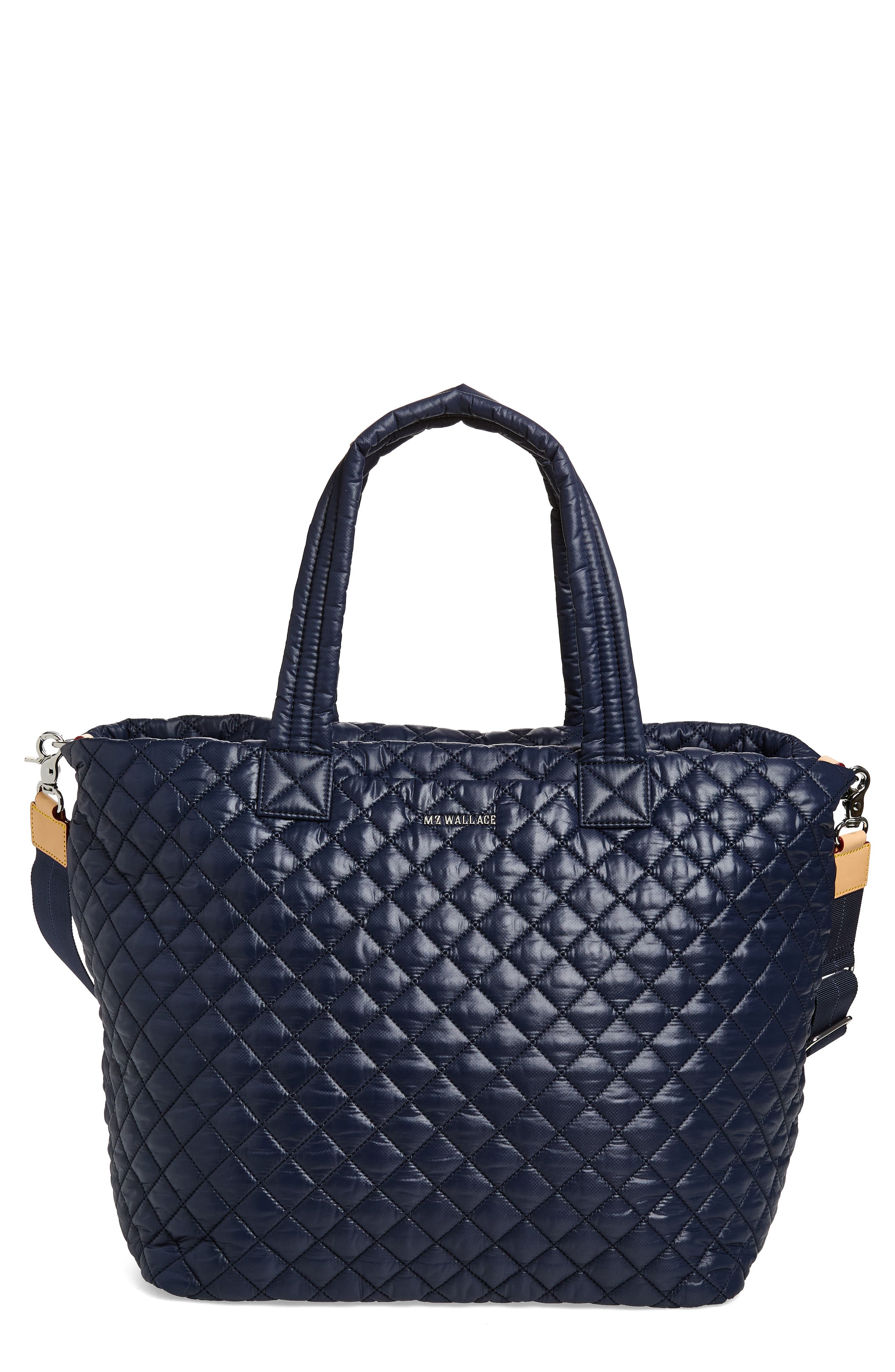 MZ Wallace Large Metro Deluxe Quilted Nylon Tote, Main, color, Dawn