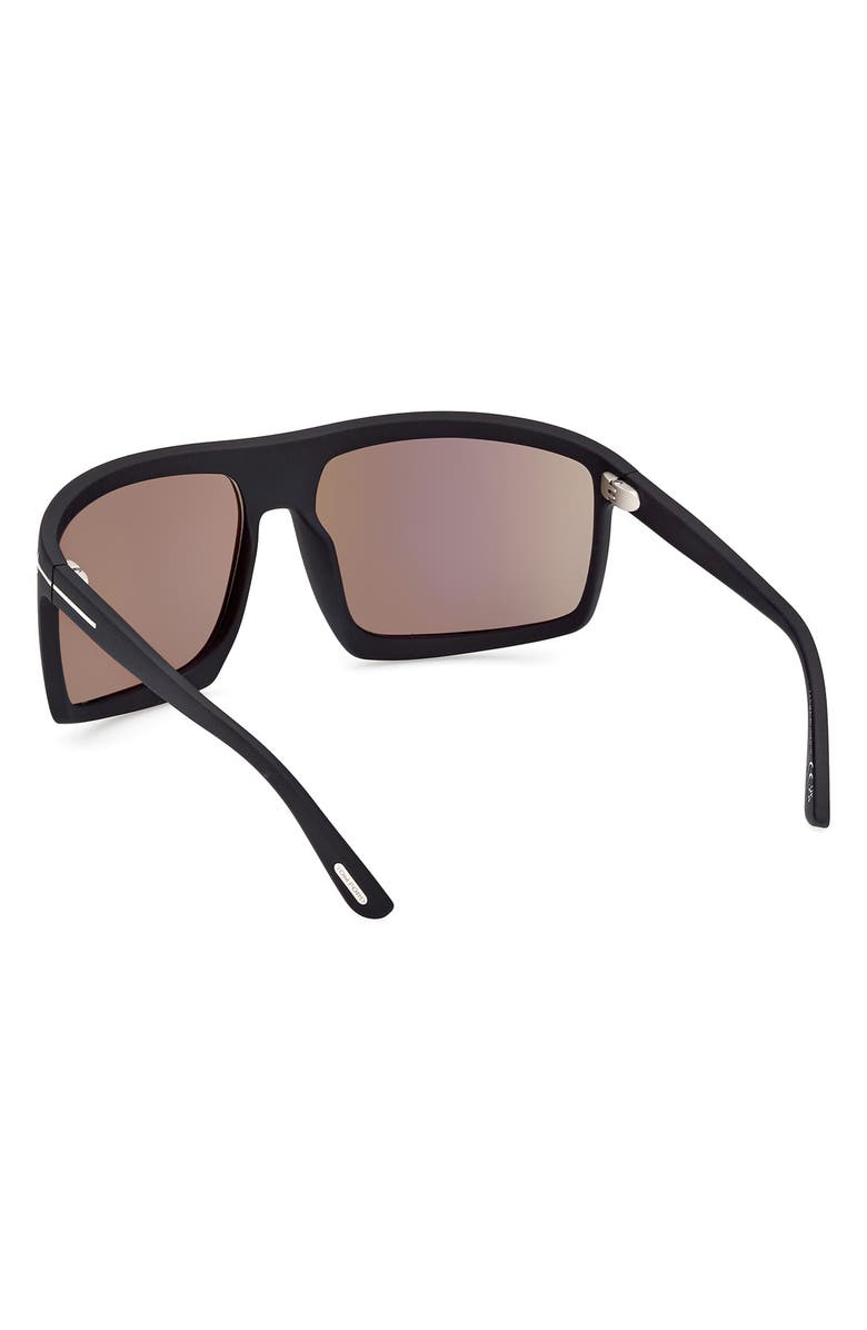TOM FORD Clint 68mm Oversize Sunglasses, Alternate, color, 