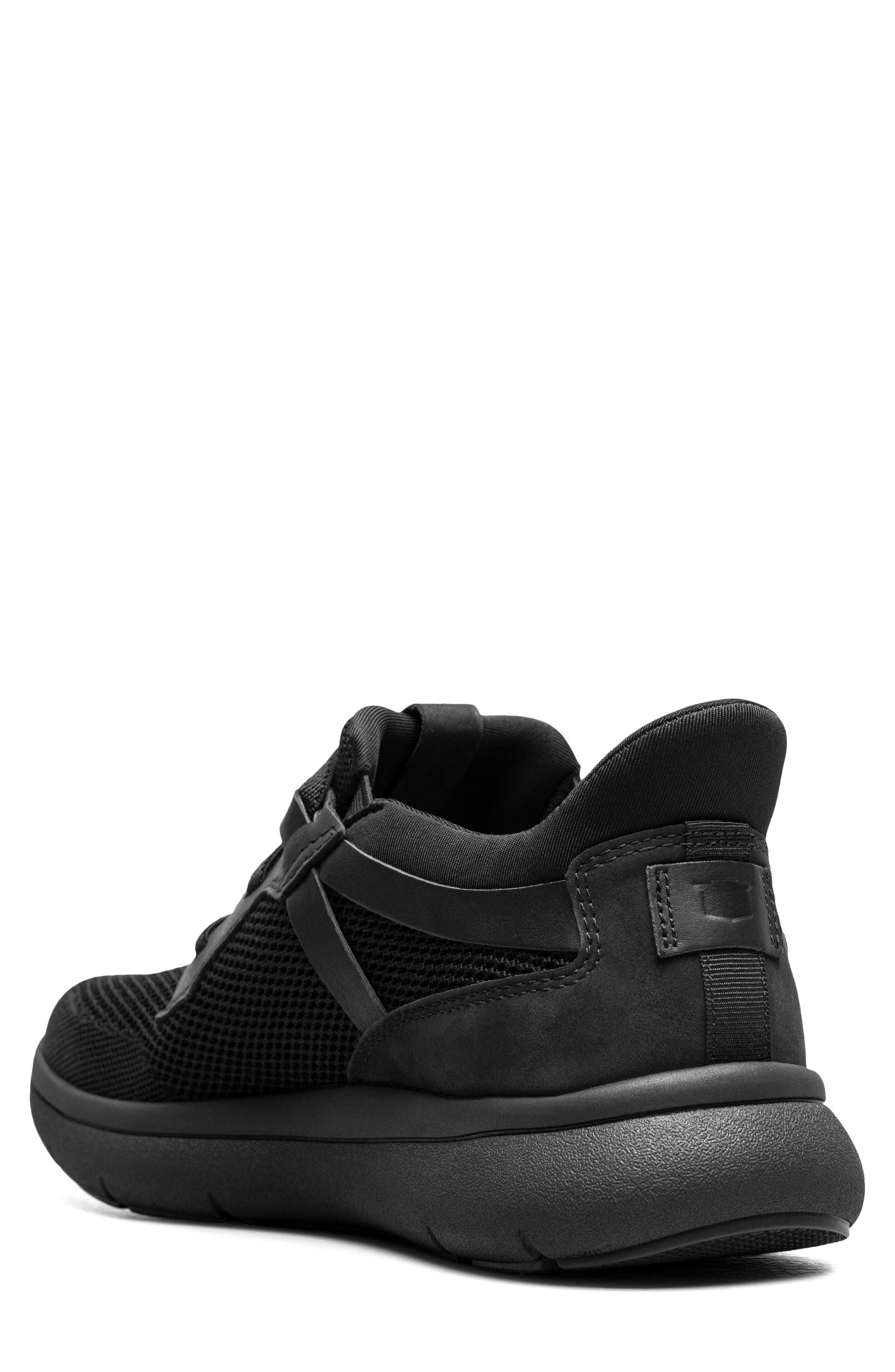 Florsheim Fleet Knit Elastic Sneaker, Alternate, color, Black