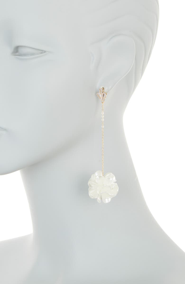Tasha Resin Flower Drop Earrings, Alternate, color, 