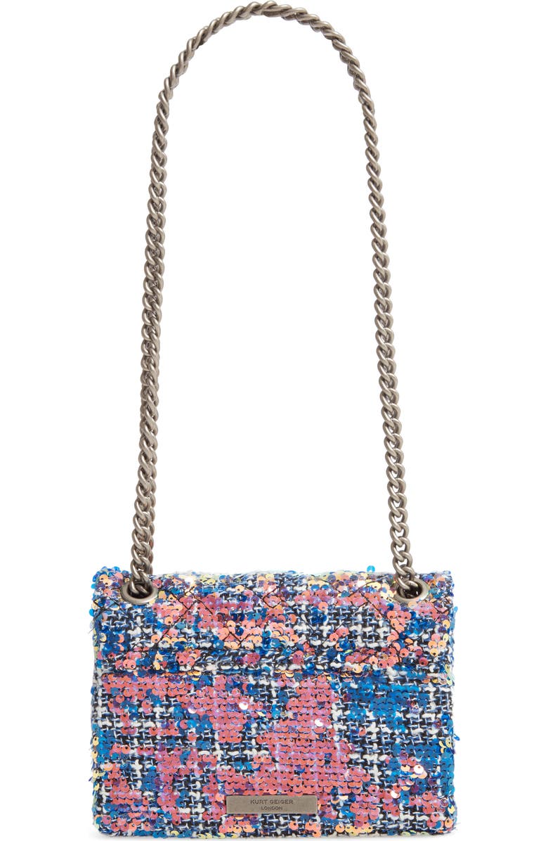 Kurt Geiger London Mini Kensington X Tweed Shoulder Bag, Alternate, color,