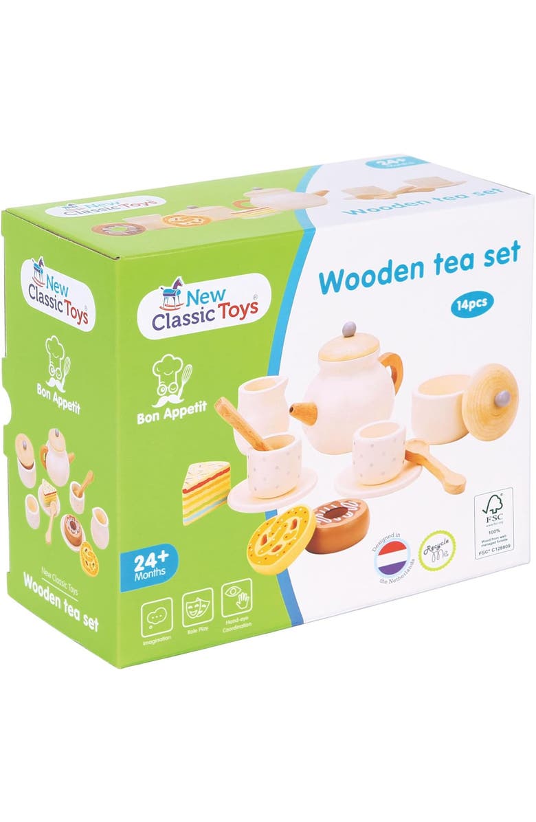 NEW CLASSIC TOYS Tea Set, Alternate, color, Multi