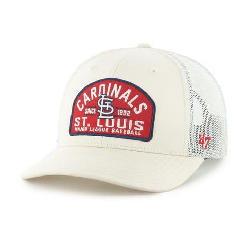 Men's '47  Cream St. Louis Cardinals Leland Adjustable Trucker Hat