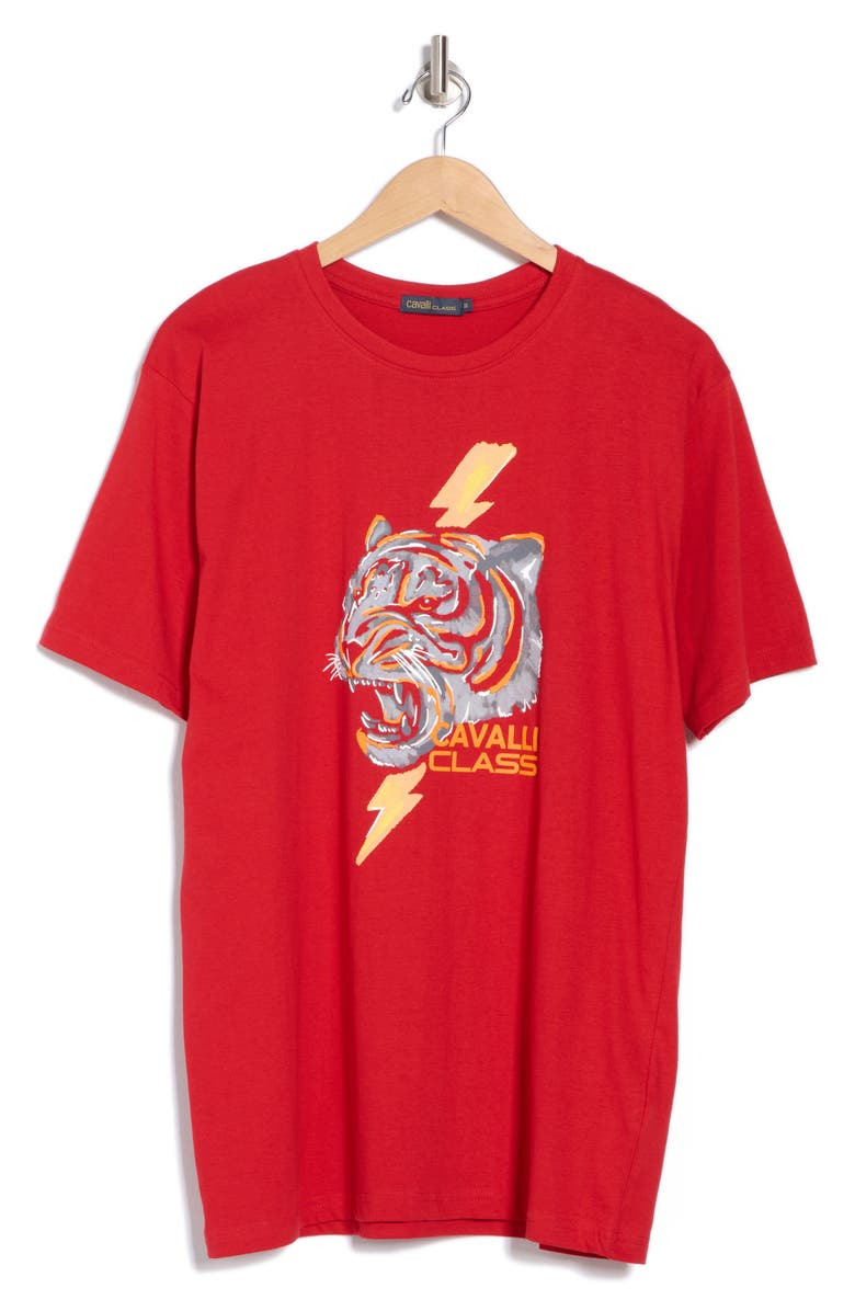Cavalli Class Tiger Graphic T-Shirt, Alternate, color,