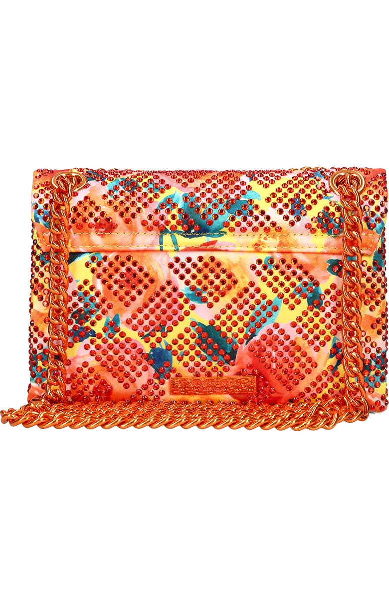 Kurt Geiger London Mini Kensington Embellished Fabric Convertible Crossbody Bag, Alternate, color,