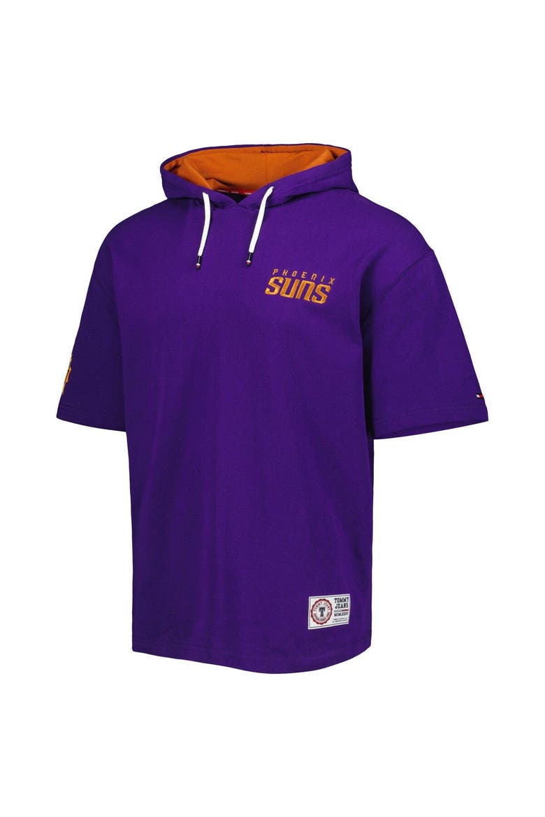 Men's Tommy Jeans Purple/White Phoenix Suns Matthew 2 In 1 T-Shirt & Hoodie Combo Set, Alternate, color, Purple