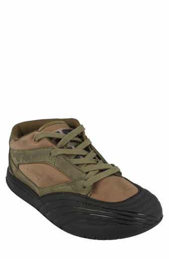 Suede Trim Mid Top Sneaker