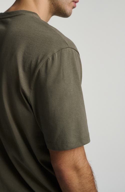 Mavi Jeans Relaxed Fit Cotton T-shirt In Green