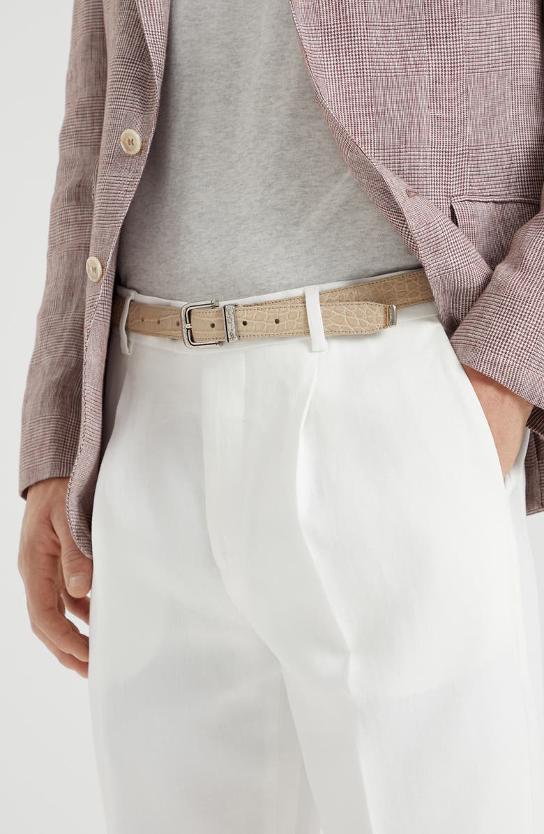 Brunello Cucinelli Leisure fit trousers with pleats, Alternate, color, 