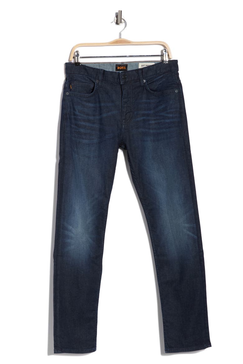 Delaware Slim Fit Stretch Jeans, Alternate, color, DARK BLUE