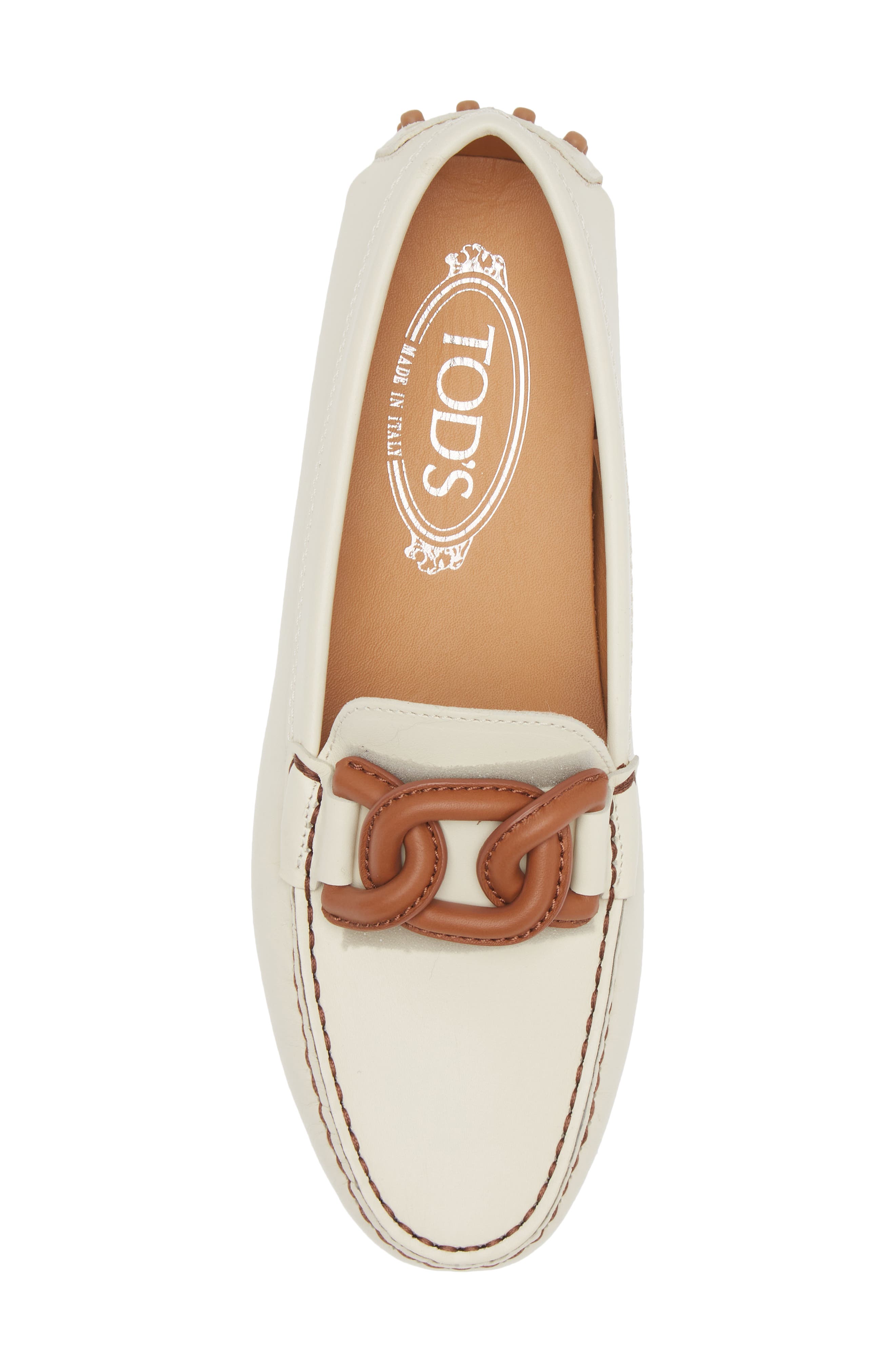 Tod's Gommini Catena Driving Shoe, Alternate, color, 