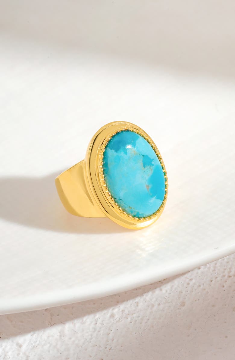 YS GEMS Mohave Turquoise Ring, Alternate, color, Blue