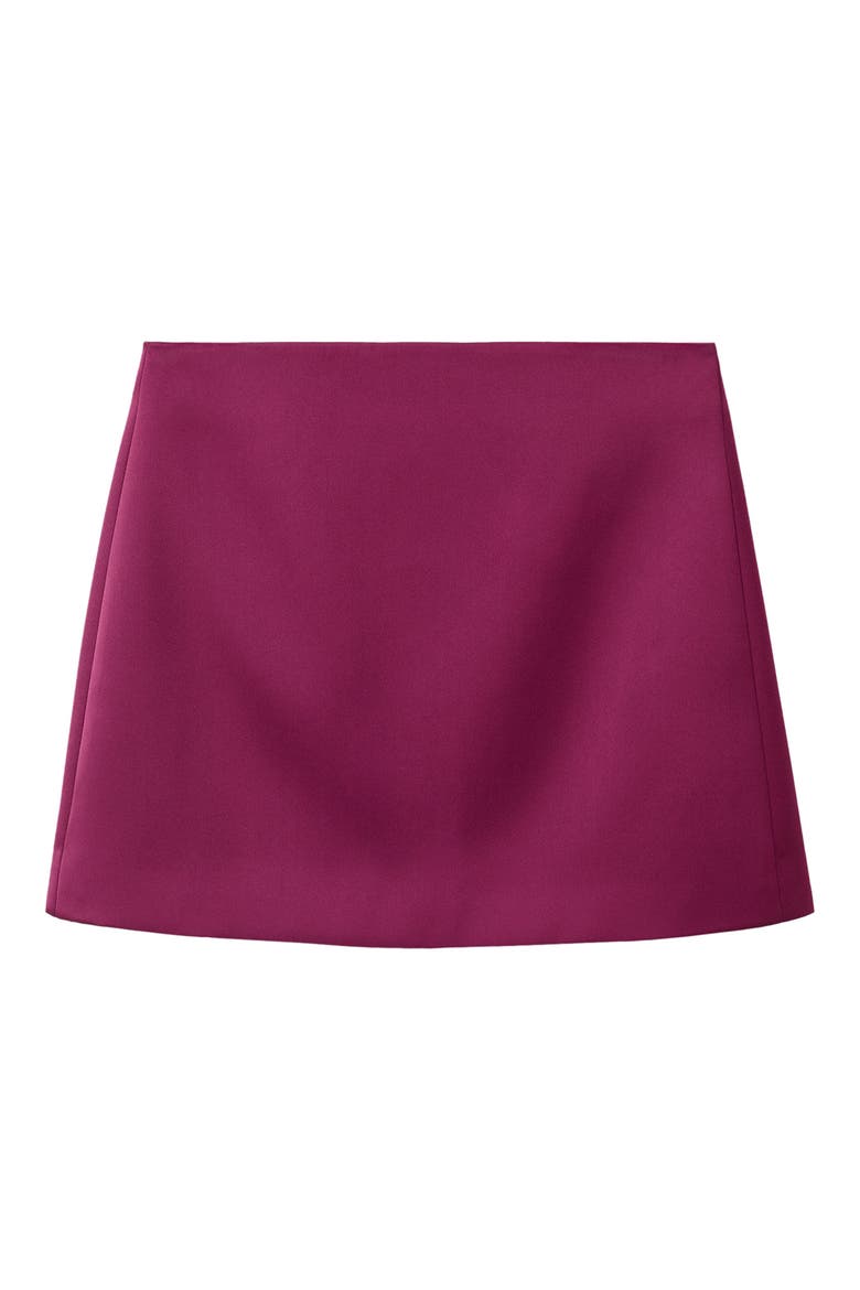Jackieo Satin Miniskirt, Main, color, GRAPEFRUIT