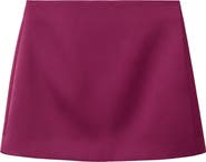 MANGO Jackieo Satin Miniskirt