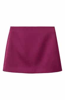 MANGO Jackieo Satin Miniskirt