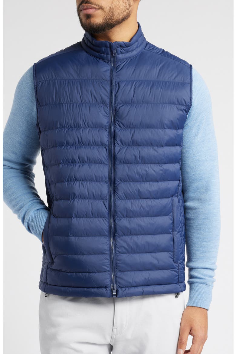 All Course Quilted Puffer Vest, Alternate, color, NAVY