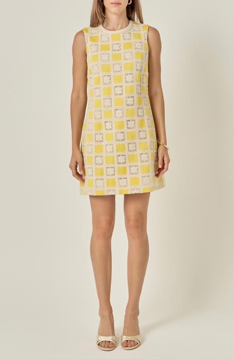 Crochet Patchwork Minidress