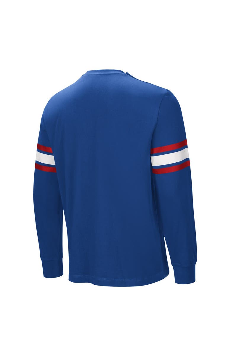 NFL Men's  Royal New York Giants Hands Off Long Sleeve Adaptive T-Shirt, Alternate, color, 