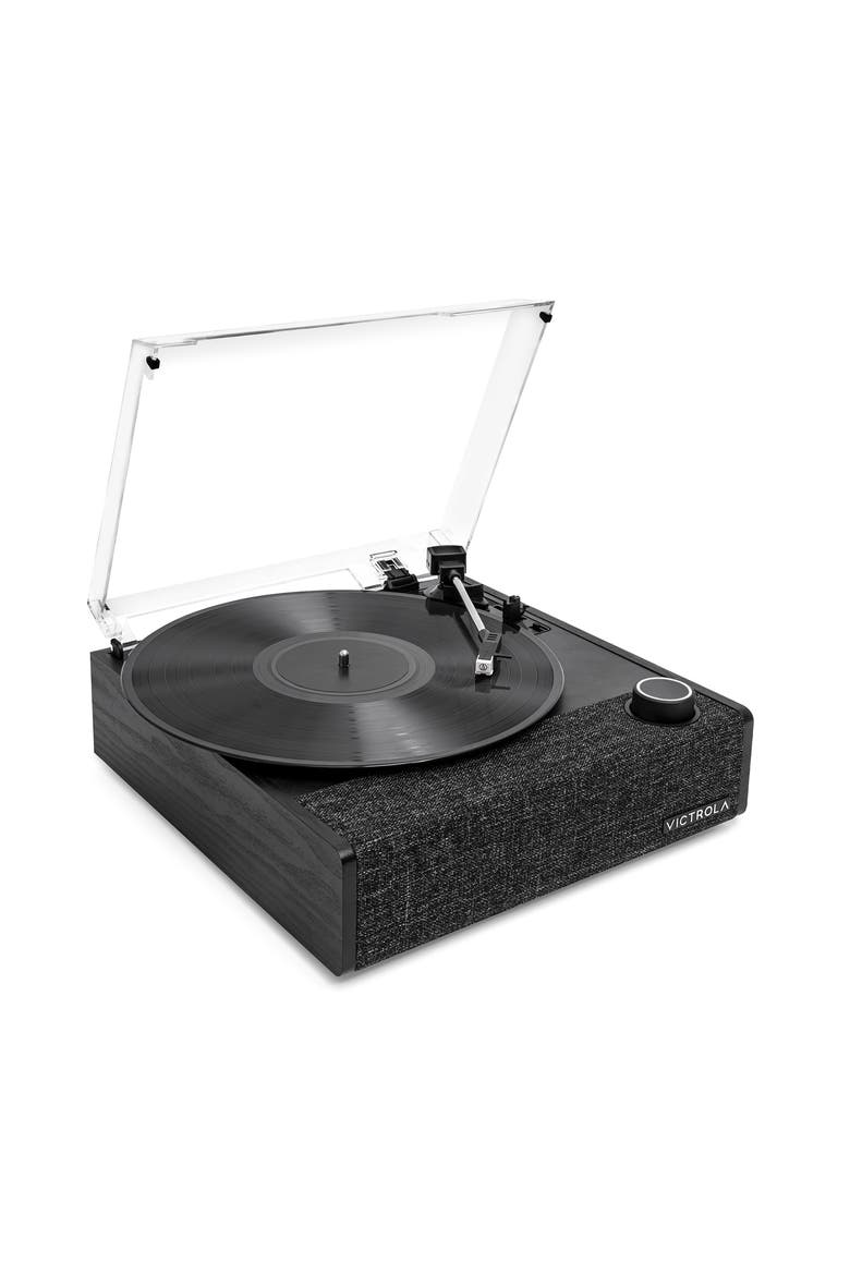 Eastwood II Bluetooth Record Player, Main, color, Black
