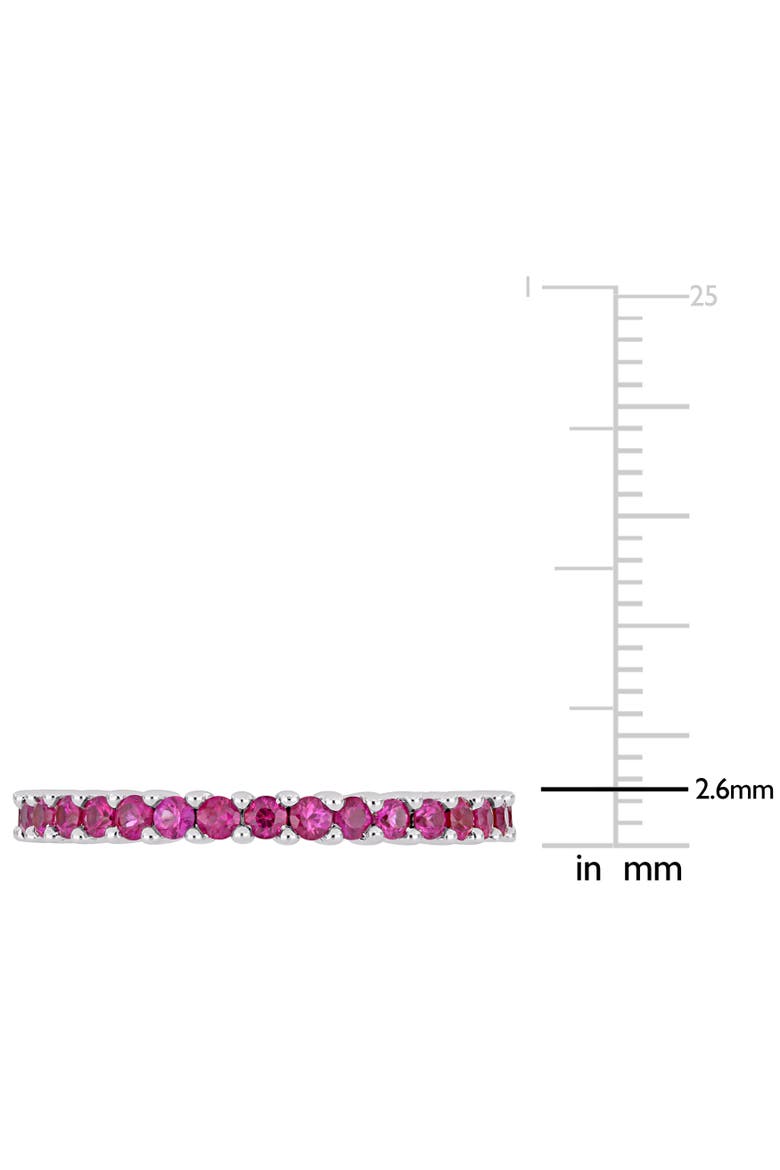 Pink Sapphire Eternity Band 14k, Alternate, color, Pink Sapphire