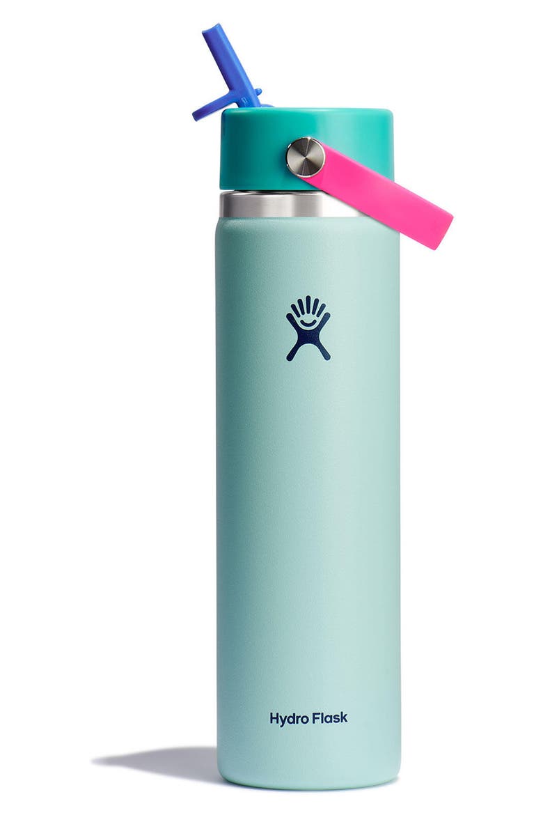 Remix 24-Ounce Wide Mouth Water Bottle with Flex Straw Cap (Limited Edition), Main, color, POLAR PLUNGE