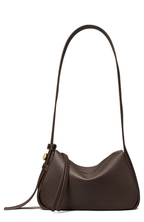 Small Romy Leather Shoulder Bag