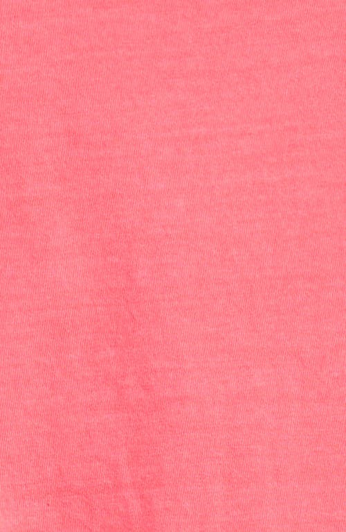 Treasure & Bond Kids' Cotton Knit Romper In Coral Paradise