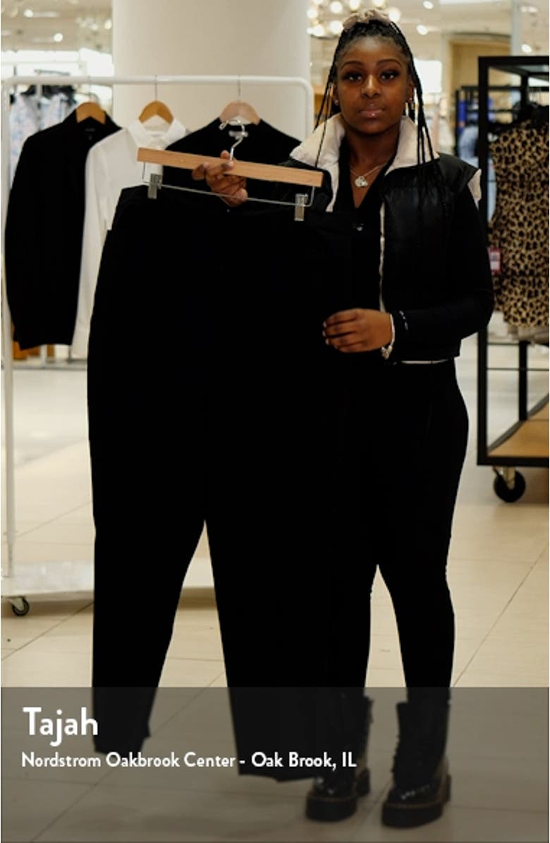 High Waist Straight Leg Pants, sales video thumbnail