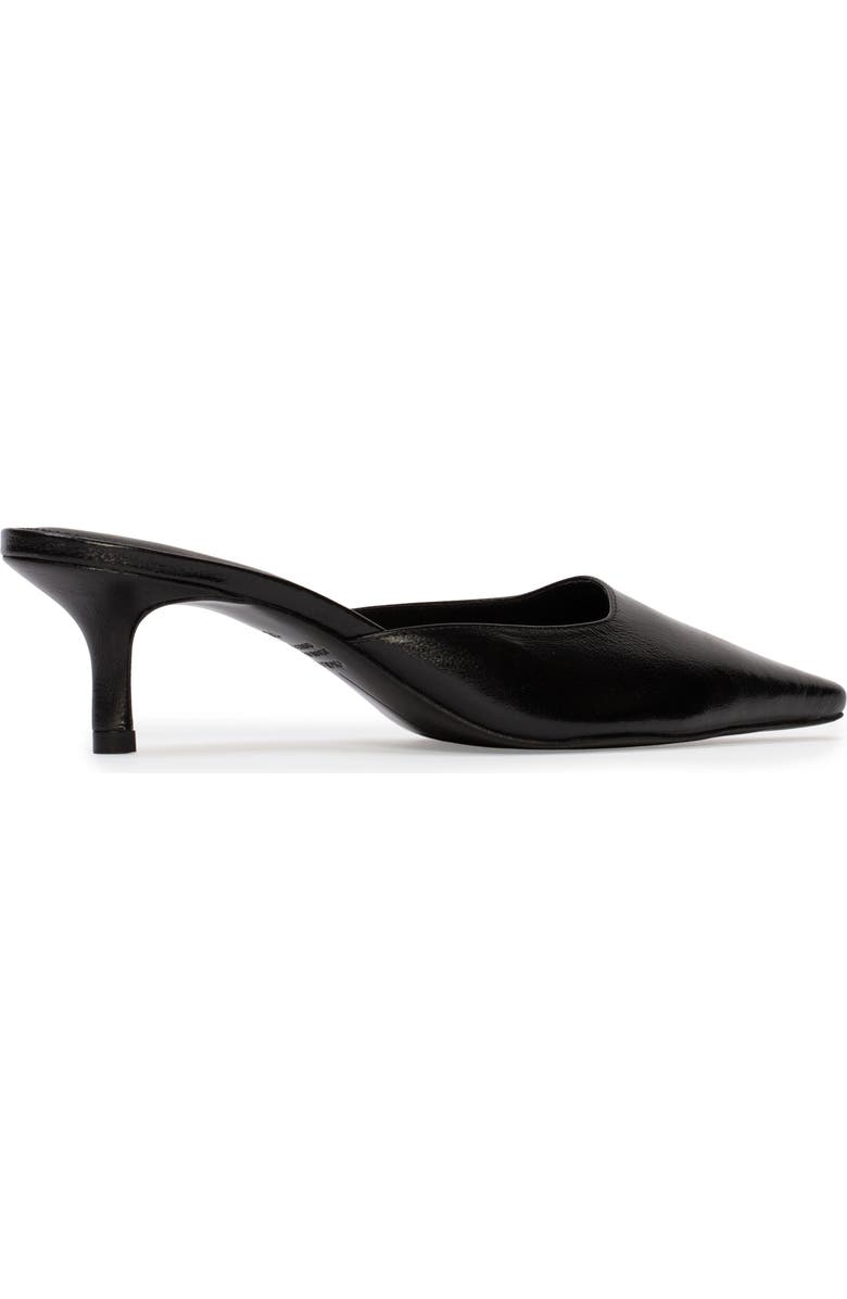 BLACK SUEDE STUDIO Riley 50 Leather Mule, Alternate, color, Black Leather