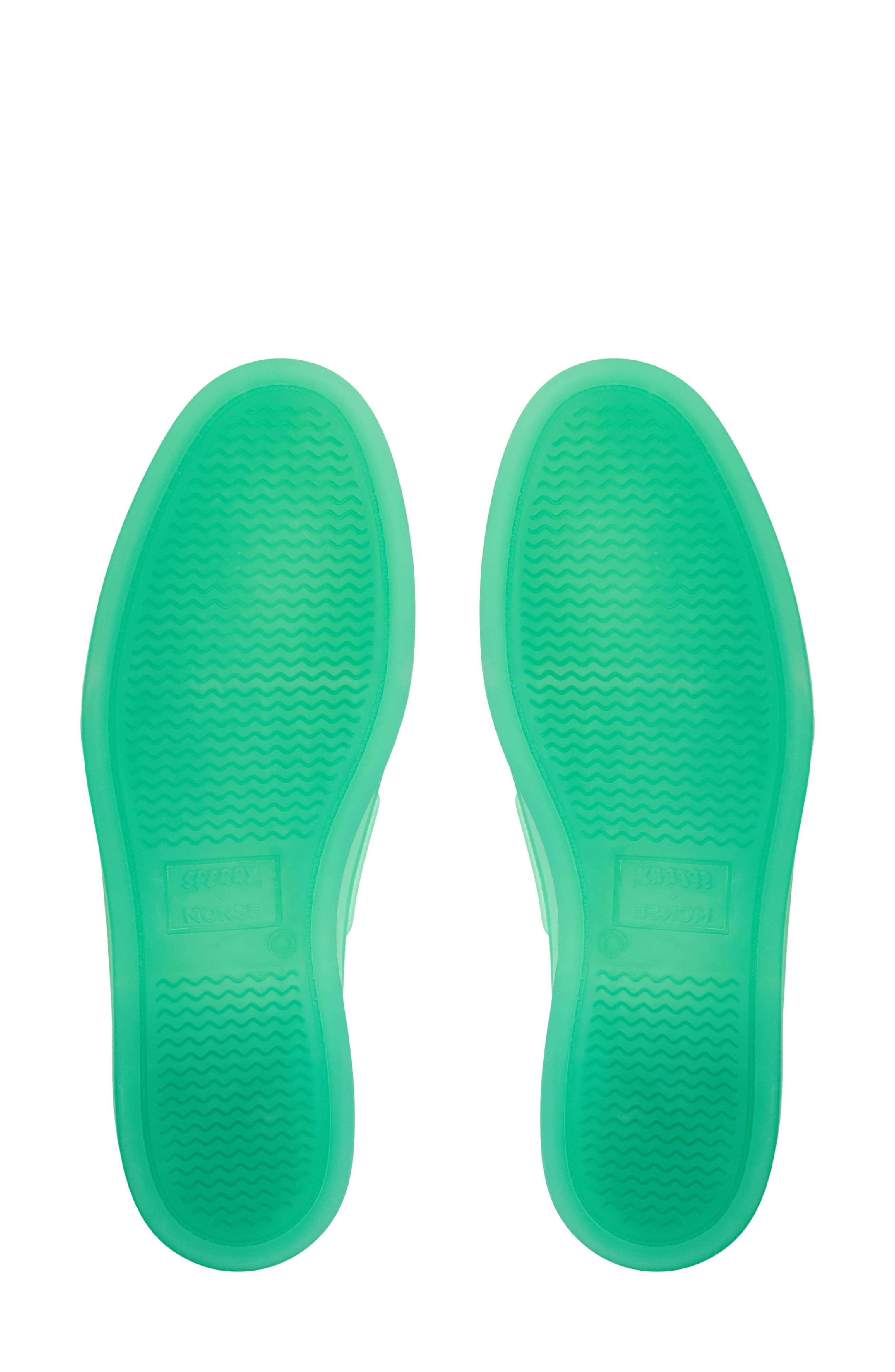 Sperry x Monse Authentic Original<sup>™</sup> 2-Eye Jelly Boat Shoe, Alternate, color, Teal