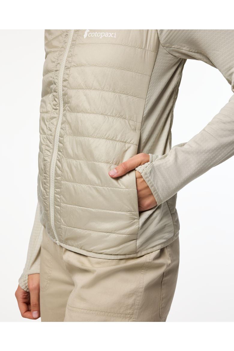 Capa Hybrid Insulated Hooded Jacket - Women's, Alternate, color, Mineral